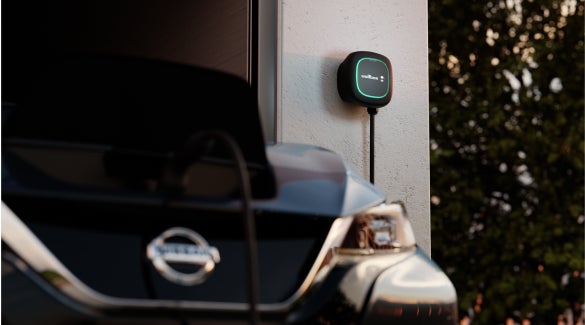 Nissan EV connected and charging with a Wallbox charger | Jim Click Nissan in Tucson AZ