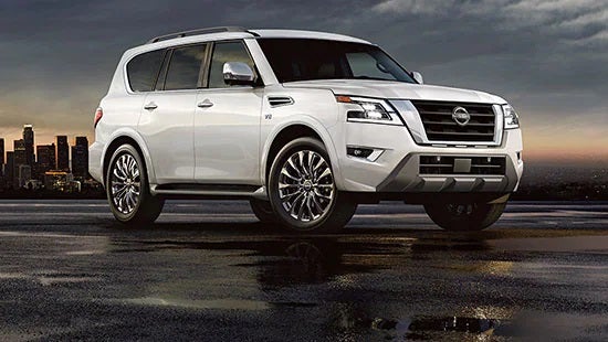 2023 Nissan Armada new 22-inch 14-spoke aluminum-alloy wheels. | Jim Click Nissan in Tucson AZ
